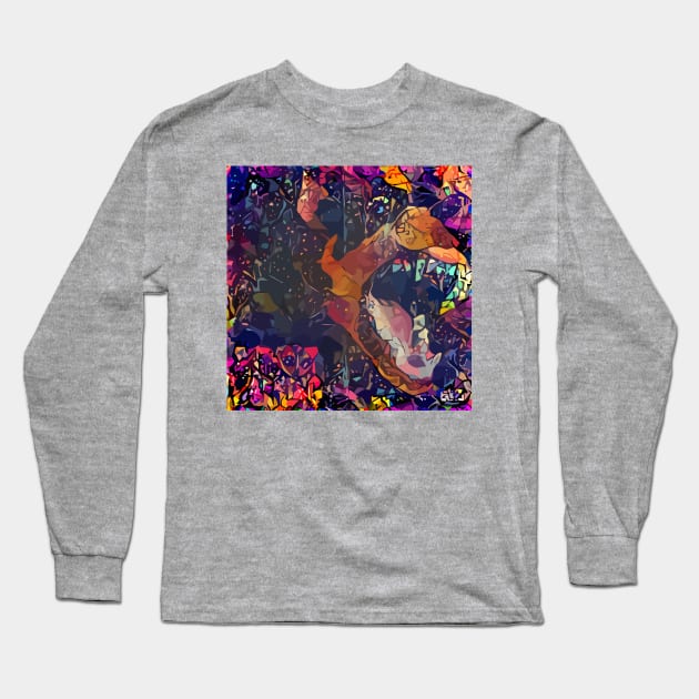 Abstract Without Warning Long Sleeve T-Shirt by stilldan97